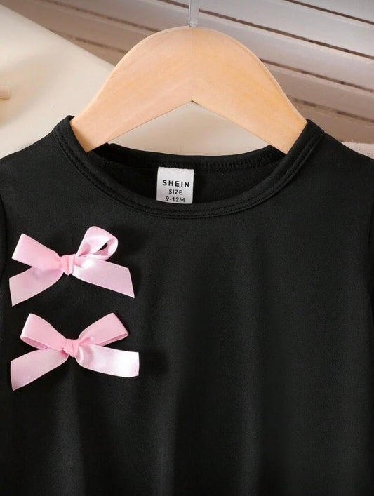 Baby Doll Bow Outfit Kids Wear