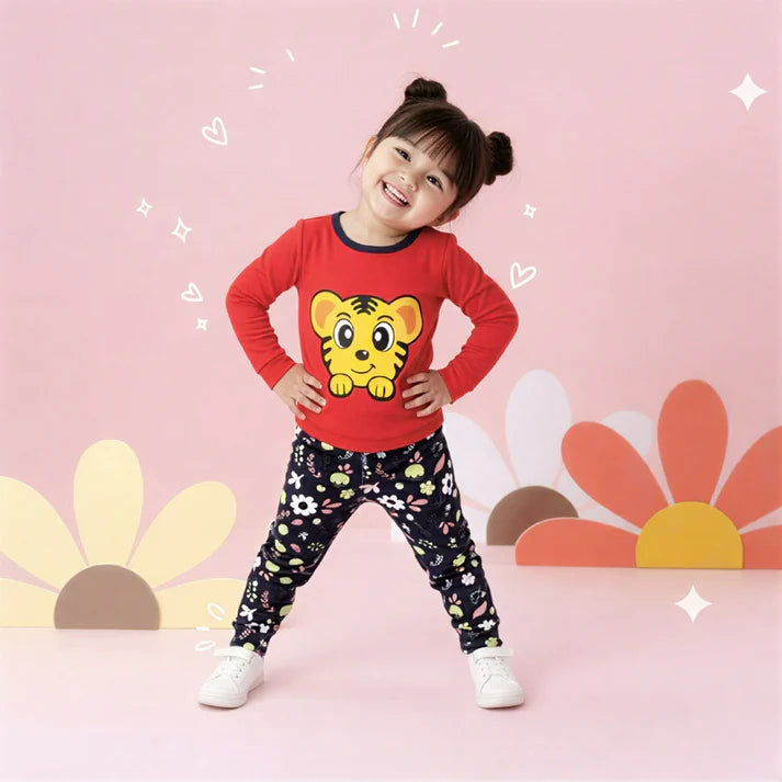 Pink Tiger Printed Kids wear