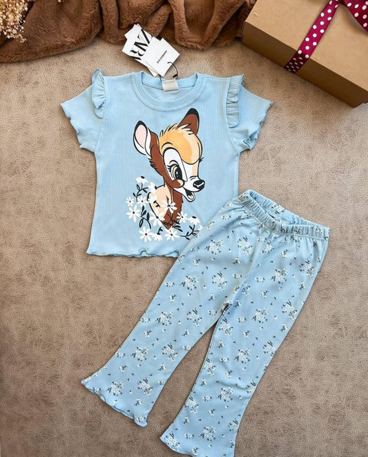 Bambi Blossom Blue Set - Kids Wear