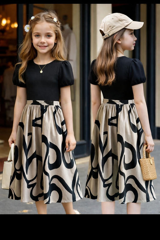 Sweet Whirl Dress Kids Wear