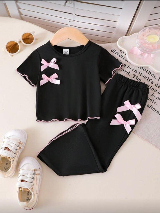 Baby Doll Bow Outfit Kids Wear