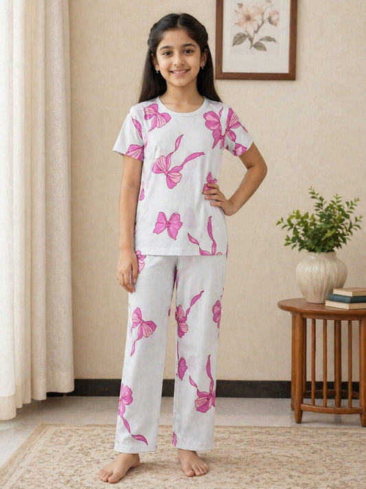 Pink Bloom Co-ord Set kids wear