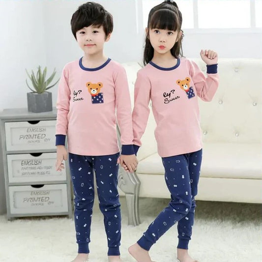 SLEEPING BEAR PRINTED KIDS WEAR